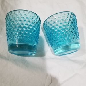 One Turquoise Tealight Holder